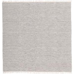 RugVista Melange, Tappeto Kilim Moderno, Pelo Corto, 250 x 250 cm, Quadrato, Qualità cert. CARE & FAIR, Lana, Corridoio, Camera da Letto, Cucina, Salotto, Sala da Pranzo, Ufficio, Grigio