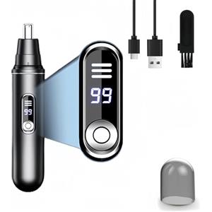 DAILINK Taglia naso, Tagliapeli Orecchie Professionale Indolore, Ricaricabile USB e Impermeabile, Rasoio Orecchie e Naso per Uomini e Donne