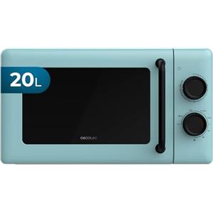 Cecotec Forno a Microonde con Grill Da 20 L Proclean 3110 Blue. 700 W In 6 Livelli E Griglia Da 800 W, Modalità Scongelamento, Segnale Fine Cottura, Lampada Interna, Timer 30 Minuti, Design Blu