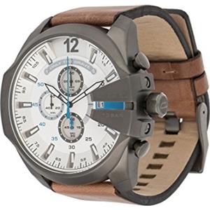 Diesel Orologio Analogico Uomo con Cinturino in Pelle DZ4280