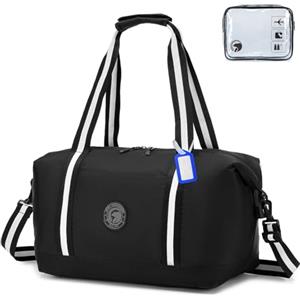 BAGZY Bagaglio a Mano 40x30x20 Wizzair Pieghevole Borsa da Viaggio Impermeabile Borsone da Cabina Borsa per Aereo Borsone Palestra per Viaggio e Sportiva 25L