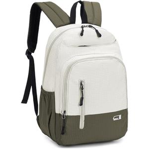 BAGZY Zaino Ryanair 40x20x25 Zaino da Viaggio Aereo Bagaglio a Mano Piccolo Zaini Antifurto Borsa Da Cabina Impermeabile Zainetto Porta PC per College Scuola Donna Uomo Verde Militare