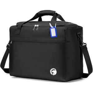 BAGZY Bagaglio a Mano 40x30x20 Wizzair Jet2 Volotea Impermeabile Borsoni Cabina da Viaggio 25L Borsa 40x20x30 Aereo Nylon Borsa Viaggio Salvaspazio per Palestra Ginnastica Valigia Donna Uomo Nero