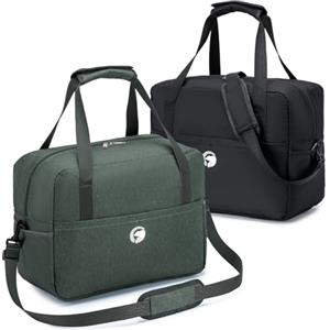 Bagzy x2 Bagaglio a Mano 40x30x20 Wizzair, Borsa da Viaggio Pieghevole 25L, Cabina in Nylon Impermeabile per Aereo, Parto e Ginnastica