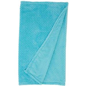 DecoKing Coperta Plaid Pile 70x150 cm per Letto Singolo Calda Accogliente e Spessa in Morbido Velluto Stile Scandinavo Per Letto Divano Sedia Tutte le Stagioni Turchese Henry