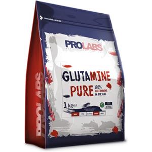PROLABS - Glutammina in Polvere Solubile GLUTAMINE PURE, Integratore 100% Vegan Purissimo per Recupero, Rigenerazione e Mantenimento Massa Muscolare - Integratori Post Workout, Gusto Neutro, 1kg