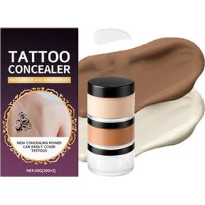 Lainiaoly Correttore per Copertura del Corpo | Trucco Coprente Impermeabile per Gambe | Fondotinta Invisibile per Trucco Scuola Halloween Feste Uffici Eventi | Cosplay