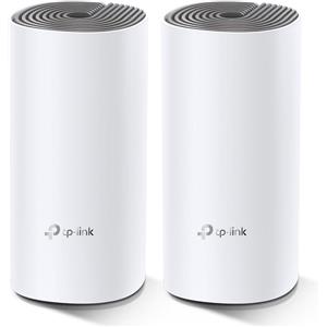 TP-LINK Sistema Wi-Fi mesh AC1200 Whole-Home TP-LINK DECO E4(2-pack) DualBand Qualcomm 2P 10/100 2 ant.int.-MU-MIMO - Deco E4(2-Pack)