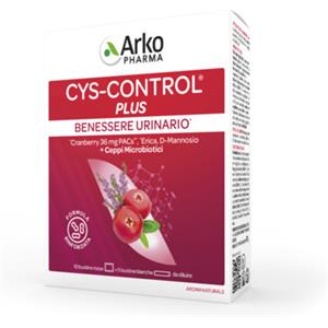 Arkopharma Cys Control Forte - Integratore Alimentare per il Benessere Urinario con D-Mannosio, Cranberry ed Erica - 15 Bustine