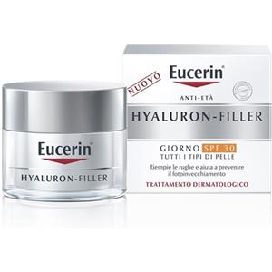 Eucerin Hyaluron-Filler Giorno SPF 30 - Crema Anti-età Idratante per Tutti i Tipi di Pelle, 50 ml