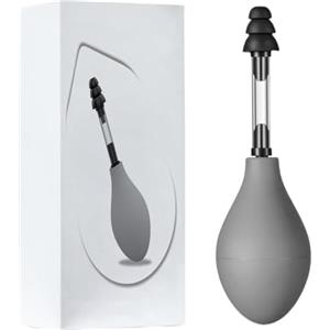 KINDLUME Tappi per le Orecchie, Bilanciamento Pressione Auricolare, Dispositivo Pressione Orecchio, Silicone Ipoallergenico, per Aereo Viaggio Auto, Confortevole e Sicuro, Grigio