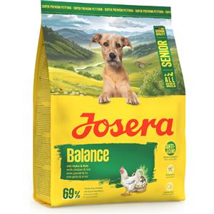 JOSERA Balance Senior - Cibo secco per cani anziani con pollo e riso, 900g, ridotto in grassi e proteine