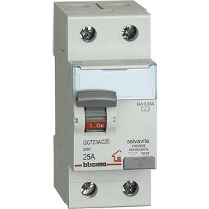 BTICINO S.P.A. btdin-RS - diff. puro AC 2P 25A 30mA? - BTI GC723AC25