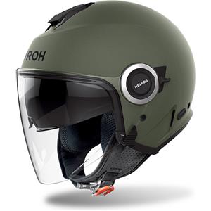 AIROH Casco Jet AIROH HELIOS COLOR - (Military Green Matt)