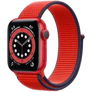Apple Watch Series 6 Alluminio 40 mm (2020) | GPS + Cellular | rosso | Sport Loop rosso