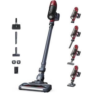 Rowenta X-PERT 6.60 Aspirapolvere Senza Fili Potente con Kit Animal Care, Scopa Elettrica Senza Fili Ricaricabile Leggera, Aspirapolvere Senza Sacco Multisuperficie, Autonomia 45 Min, Luci LED,RH6878