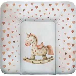 CEBA BABY Materassino fasciatoio morbido 75 x 72 cm - Tappetino fasciatoio per documenti solidi Basic, Oeko-Tex Standard 100 - Rocking Horse