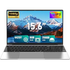 CHIFUYOU 8 GB RAM 256 GB SSD Portatile 15,6 pollici 2026 Laptop studente ufficio affari Computer ufficio Processore 4425Y (fino a 1,7 GHz), 1920 × 1080 Full HD, Win 11, compatibile WiFi 5 Bluetooth