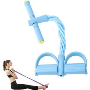 Generic Fascia di resistenza per pedale, 6 tubi Peddal, corda di tensione multifunzione aggiornata 2026, strumento per allenare tutto il corpo, espansore per la forza addominale, tenditore elastico per gambe