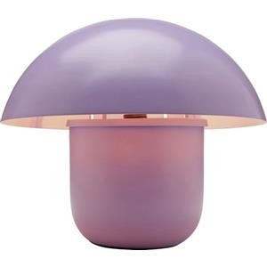 Kare Design lampada da tavolo Mushroom, viola chiaro, forma di fungo, 20 cm, per scrivania, soggiorno, comodino, abat jour, lampadina non inclusa