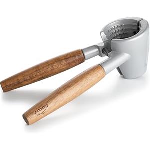 Lacor - 63059 - Schiaccianoci in legno, lega di alluminio e manico in legno, schiaccianoci e apribottiglie 2 in 1, grande durata, impugnatura ergonomica, molla ad alta resistenza, facile da usare
