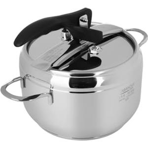 KASANOVA Pentola a pressione 3,5 L in acciaio inox