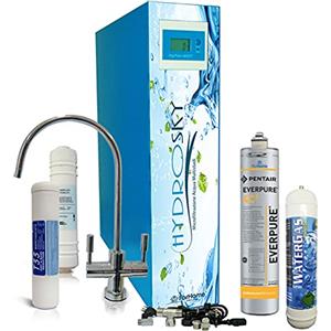ForHome Depuratore Acqua HydroSky ForHome® a Microfiltrazione Multistadi Da Sotto Lavello Acqua Liscia E Gasata Co2 600gr - V2.9