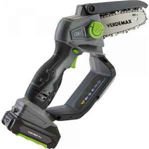 Verdemax Potatore Manuale a Batteria PE20 - 20V 2Ah, Leggero e Facile da Usare