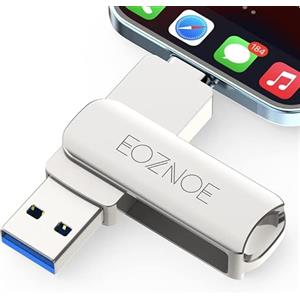 EOZNOE Chiavetta USB 256GB,Chiavetta USB per i Phone Pen Drive Storage Esterna per Salvare più Foto Video,Chiavetta USB3.0 Memoria Penna ad Alta Velocità Compatibile con i-phone/i-pad/Android/pc