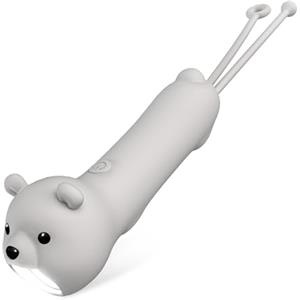 ZKLiLi lampada LED dimmabile ad alta lumen, torcia ricaricabile, torcia portatile per bambini, per emergenze di campeggio escursionistica, regalo per gli orsi polari per i bambini