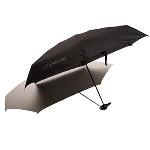 Muitomas, Ombrellino Compatto, Ombrello Pioggia Pieghevole e Portatile, Ombrello Piccolo Antivento e Pioggia, Colore Nero