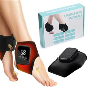 Fouvin Massaggiatore per piedi 3 in 1, massaggiatore per piedi elettrico, 3 modalità e 5 livelli di calore, portatile ricaricabile neuropatia massaggiatore (nero, 1 pezzo)