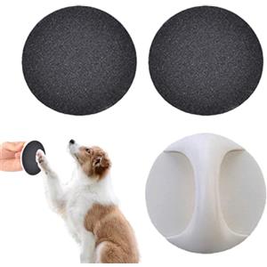 Generic Lima per unghie rotonda in legno per cani, smerigliatrice manuale per cani, silenziosa, con 2 fogli di carta vetrata sostituibili per animali domestici, gatti, cani, cuccioli