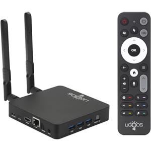Ugoos AM9 PRO TV Box Android 14.0 Amlogic S905X5-J 4 GB di RAM 64 GB di ROM 2.4G/5G Dual WiFi Ethernet 1000M USB 3.0 BT5.3 Supporto HEVC H.265 AV1 VP9 4K HDR Box