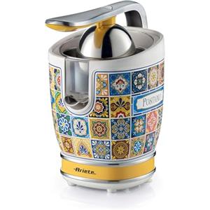 Ariete 413, Spremiagrumi Positano, Spremiagrumi Elettrico con Leva Professionale, 2 Coni per Frutti Grandi e Piccoli, Beccuccio Salvagoccia, Motore Silenzioso, Spremitura Professionale, Corpo in Metal
