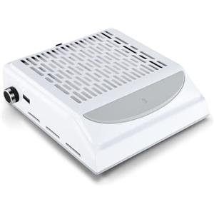 Txmyxgs Aspirapolvere Professionale Nail Improvement 100w,Aspirapolvere Per Unghie Con Velocità E Intensità Di Aspirazione Regolabili,Filtro Riutilizzabile, Per Manicure Unghie,Incisione,Lucidatura(Bianco)