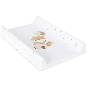 Ceba Baby® Fasciatoio Materassino per lettino - Fasciatoio neonato rigido - 70x50 cm - 2 Cunei - Cuscino Fasciatoio Lavabile per bambine e bambini - certificato Öko-Tex - Volpe con Palloncino