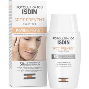 Isdin Fotoultra 100 Spot Prevent Fusion Fluid SPF 50 - Protezione solare viso 50ml per pelli fotosensibili