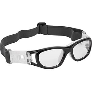 VBESTLIFE Occhiali Sportivi per Bambini, Occhiali Regolabili per Occhiali da Calcio per Basket da Ciclismo per Adolescenti (Nero)