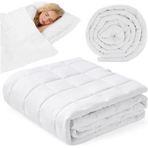 Autsel Coperta Ponderata 135x200cm 7kg - Weighted Blanket Coperta Pesante Antistress - Coperta Ponderata Matrimoniale per un Aonno Profondo