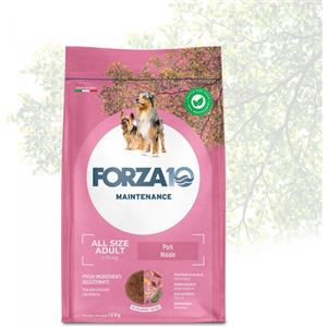 Forza10 Alimento Secco per Cani Adulto al Maiale - 12 kg - Completo e Bilanciato per Tutte le Razze