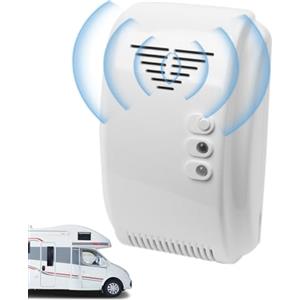 Generico Rilevatore di gas propano per camper - Rilevatore di perdite di gas GPL GNL naturale | Allarme ad alta sensibilità 12V per camper, barca, montaggio a parete | Sensore di allarme acustico e lum