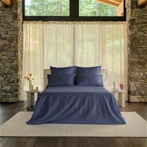 Dalfilo Completo lenzuola in percalle Mirtillo