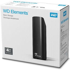 WESTERN DIGITAL WD ELEMENTS DESKTOP 4TB BLACK