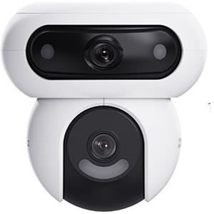 EZVIZ H90 Dual 2K - Telecamera di Sorveglianza Motorizzata da Esterno con Doppio Obiettivo, Visione 360°, Notte a Colori, Rilevamento Umani e Audio Bidirezionale