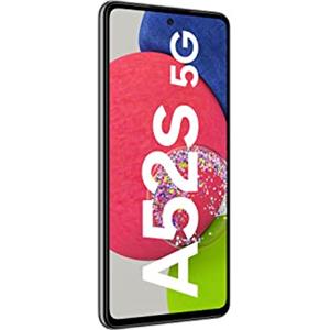Samsung Galaxy A52s 5G Smartphone, Display Infinity-O FHD+ da 6,5 pollici, 6GB RAM e 128GB di memoria interna espandibile, Batteria 4.500 mAh e Ricarica Ultra-Rapida, Awesome Black