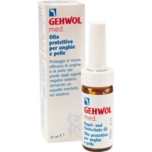 GEHWOL med Olio Protettivo per Unghie e Pelle - 15 ml, con Olio di Germe di Grano, Pantenolo e Bisabololo