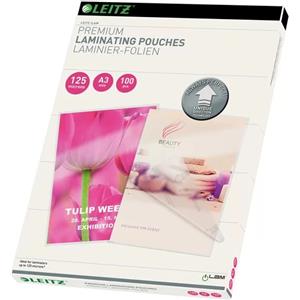 Leitz Pouches iLAM A3 - 125 micron - 100 pezzi con UDT (Unique Direction Technology)