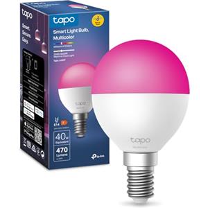 Tapo L430P Lampadina Alexa P45 Multicolore Lampadina Smart, Ultra-Dimmerabile, 2500-6500K, Sync Musica, Illuminazione Automatica del Bioritmo, Programazione & Timer, Controllo da App, Alexa e Google