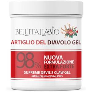 BELL'ITALIABIO Gel Artiglio del Diavolo Extra Forte 98% 500ml Formula Naturale e Professionale per Massaggi Muscoli Crema Recupero Muscoli Sportiva con Collagene, Acido Ialuronico Bell'ItaliaBio Made in Italy